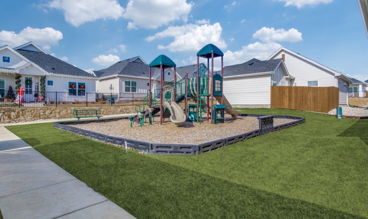 Playground and cottages